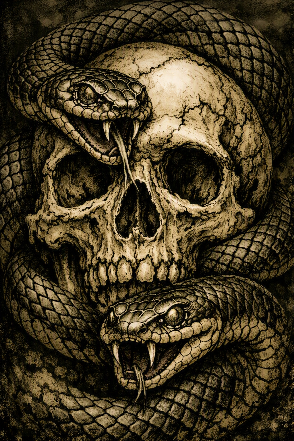 Skull & Snakes